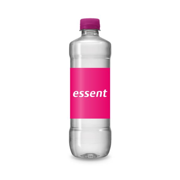 waterflesje 500ml met roze dop bedrukken