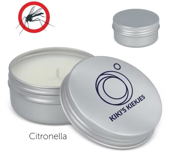 Citronella kaars bedrukken